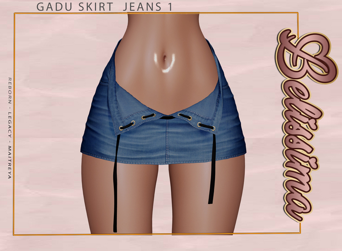 [Belissima] Gadu Skirt  Jeans 1