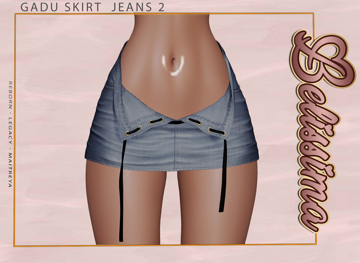 [Belissima] Gadu Skirt  Jeans 2