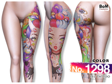 (Leg Tattoo) No.1298 Color