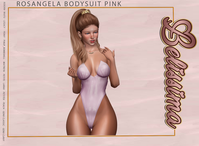 [Belissima] Rosangela Bodysuit Pink