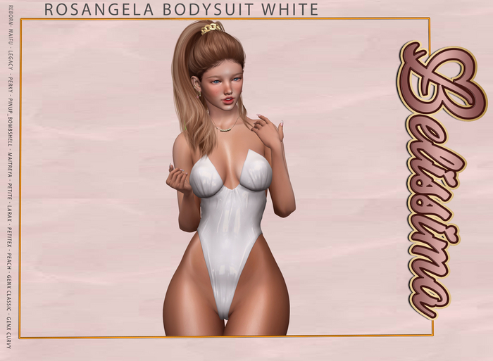[Belissima] Rosangela Bodysuit white