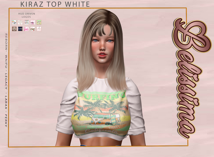 [Belissima] Kiraz Top White