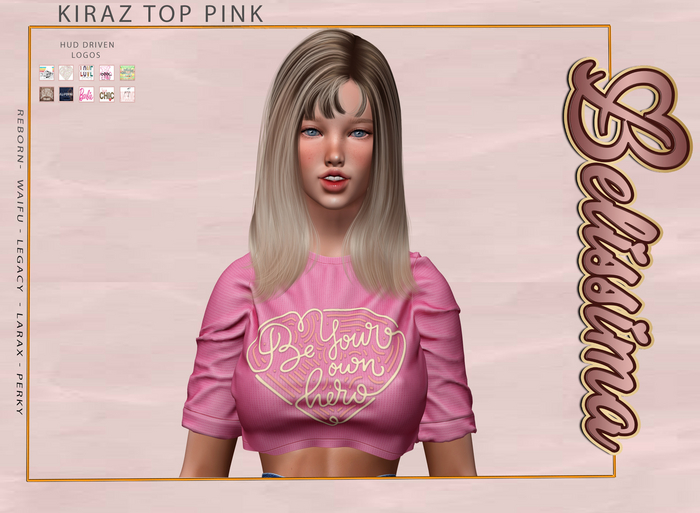 [Belissima] Kiraz Top Pink