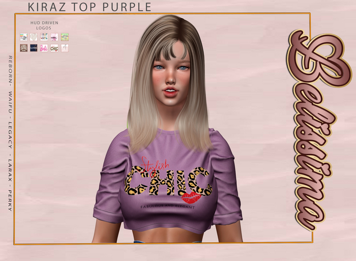 [Belissima] Kiraz Top Purple