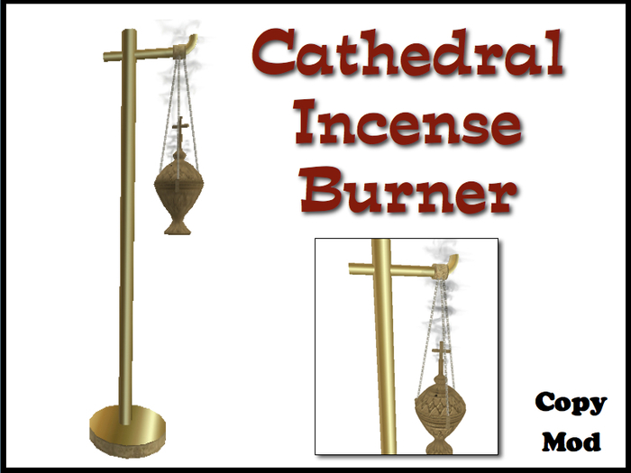 Cathedral Incense Burner