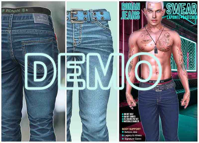 DEMO - Denim Jeans - Ronan - CLEAN 