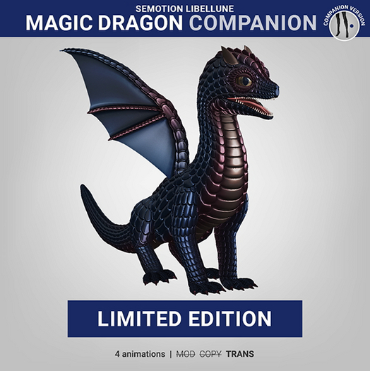 SEmotion Libellune Magic Dragon Companion LIMITED