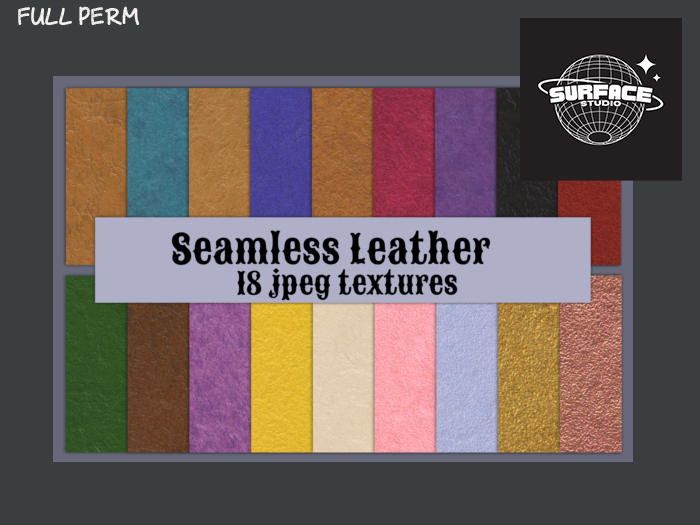 18 Seamless Leather Textures Rezz