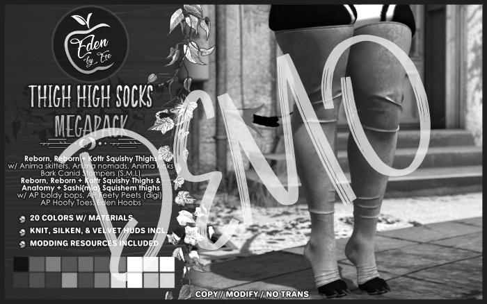 Eden by Eve // Thigh High Socks - DEMOS