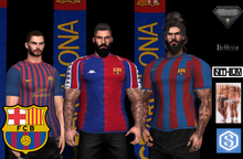 GET HAMPTED FOOTBALL NATION:: FC BARCELONA RETRO KIT