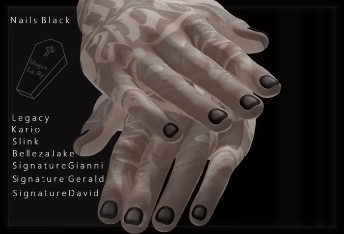 Nails black-Fatpack-Lary
