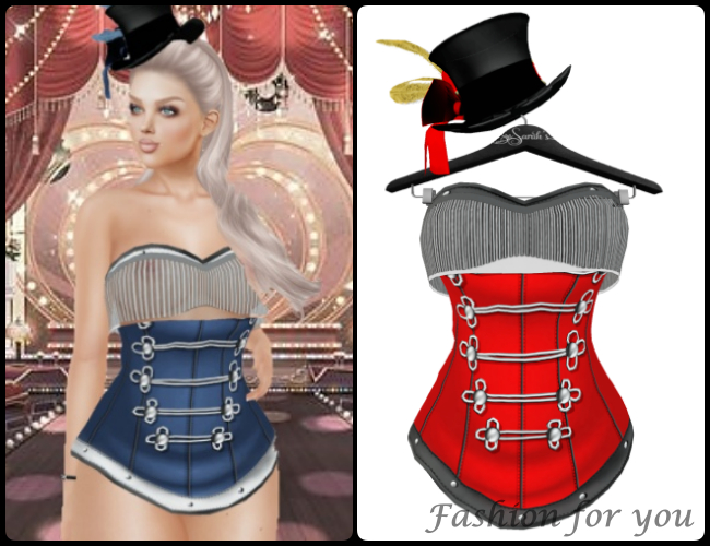 (189) Burlesque Outfit Red