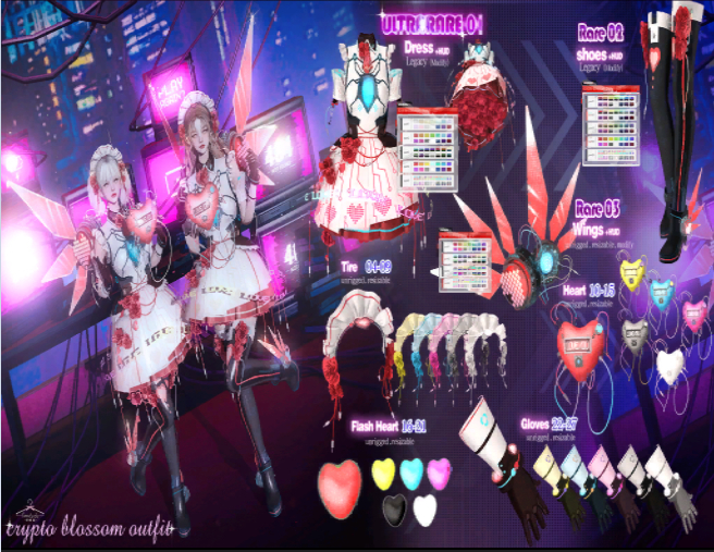 # 18 FenDuDu_Crypto Blossom Outfit [LEGACY]