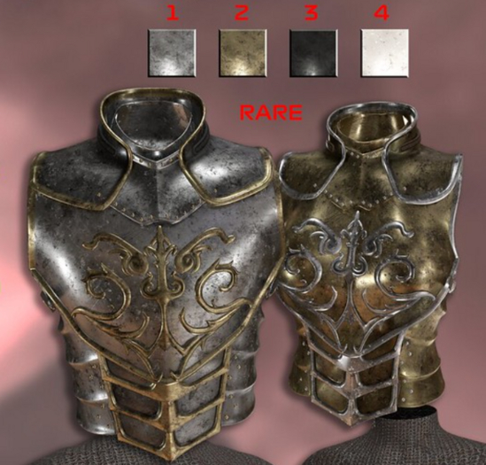 - IP - White Knights - Chestplate - White - FREYA - RARE