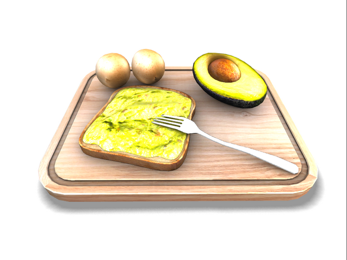 ionic : Tosta de aguacate