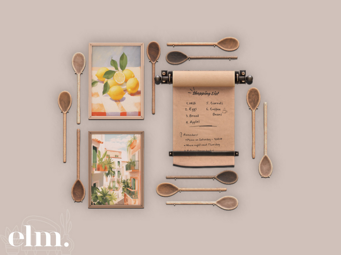 Elm. Kira Kitchen Decor//Butcher Paper Dispenser