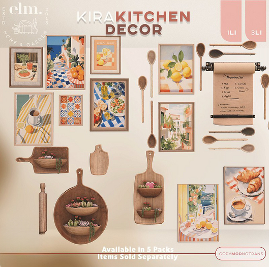 Elm. Kira Kitchen Decor .fatpack.