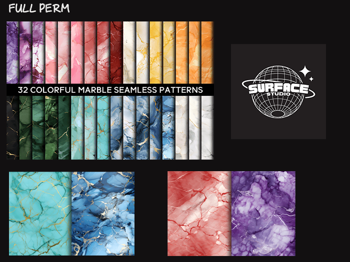 32 Seamless Marble