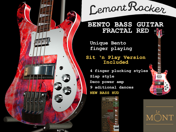 Bento LemontRocker Bass Fractal Red