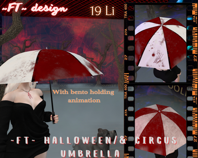 ~FT~ Halloween & Circus umbrella 
