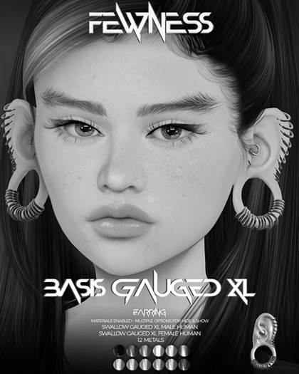Fewness - Basis Gauged Earring XL - DEMO