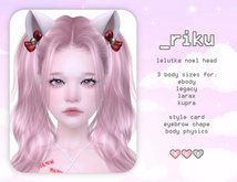 // LOULOU // Riku Shape for LeLutka Noel, eBody, Legacy, LaraX, Kupra