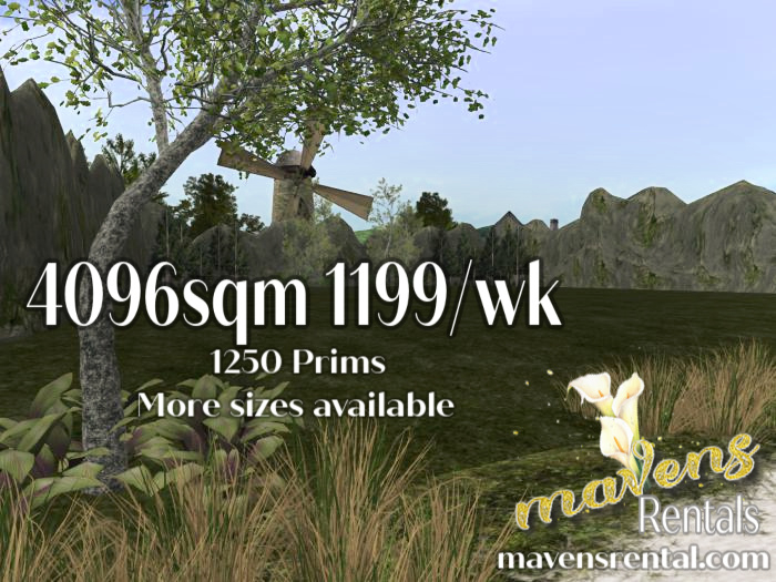 Waterfront Island Parcels 4096sqm 1199/wk 1250 Prims