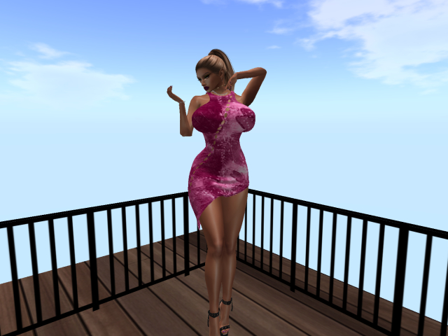 KOKO'S CLOSET PINK DRESS AND SHOES OUTFIT 555