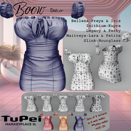 TuPei  Boow Dress - Set of 8 for Legacy-Perky