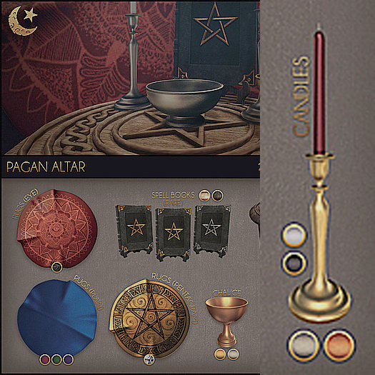 .random.Matter. - Pagan Altar - Candle [Copper/Red]