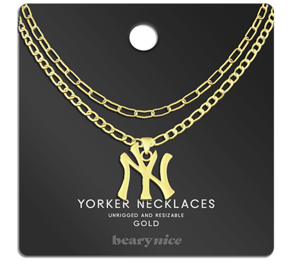 beary.// yorker necklace - gold