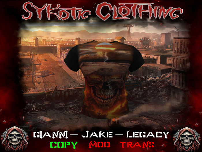 .:SC:. Apocalyptic Skull Shirt