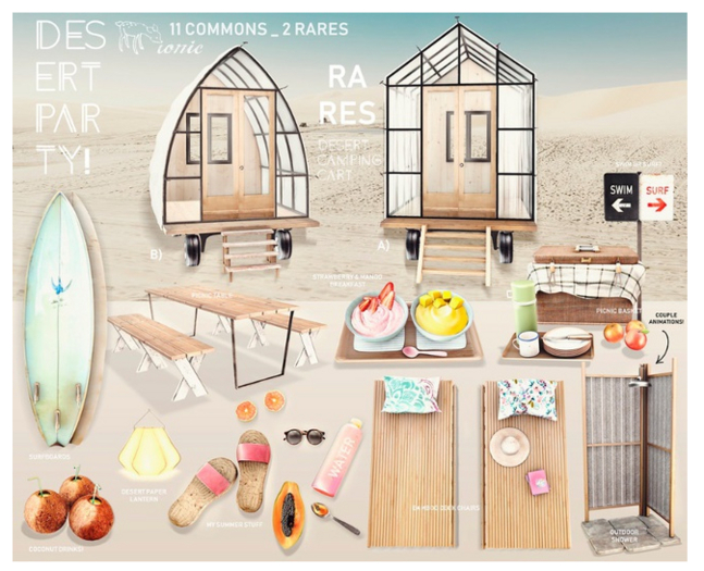 ionic : Desert camping cart (B) RARE