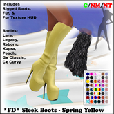 *FD* Sleek Boots [Boxed] Spring Yellow