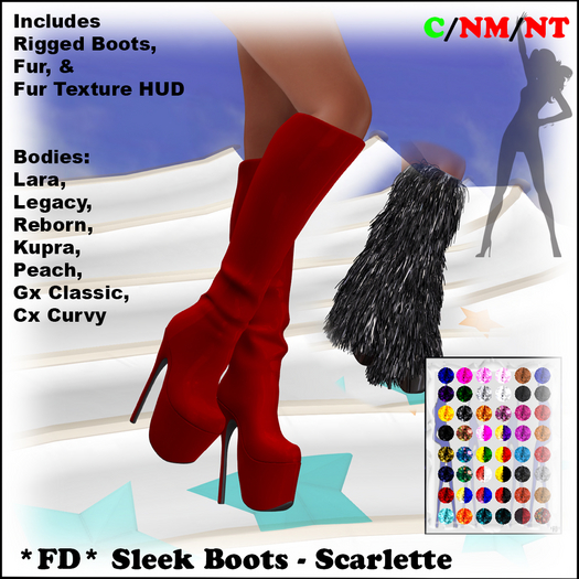 *FD* Sleek Boots [Boxed] Scarlette