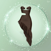 Brown Wrap Gown Reborn