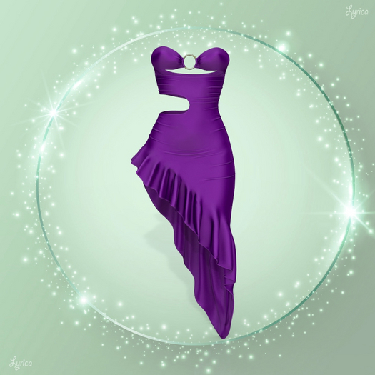 Purple Wrap Gown Reborn
