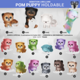 1. SEmotion Libellune Pom Puppy Holdable RARE