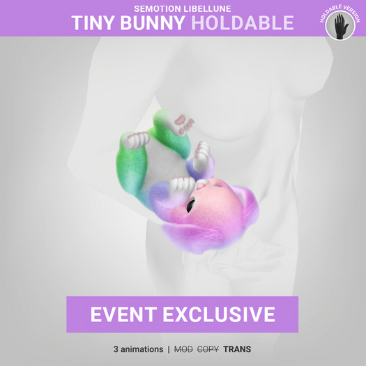 SEmotion Libellune Tiny Bunny Holdable EXCLUSIVE