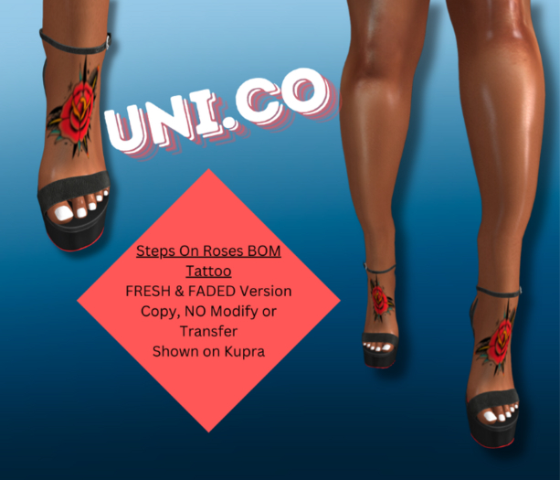 Uni.Co // Steps on Roses BOM Tattoo