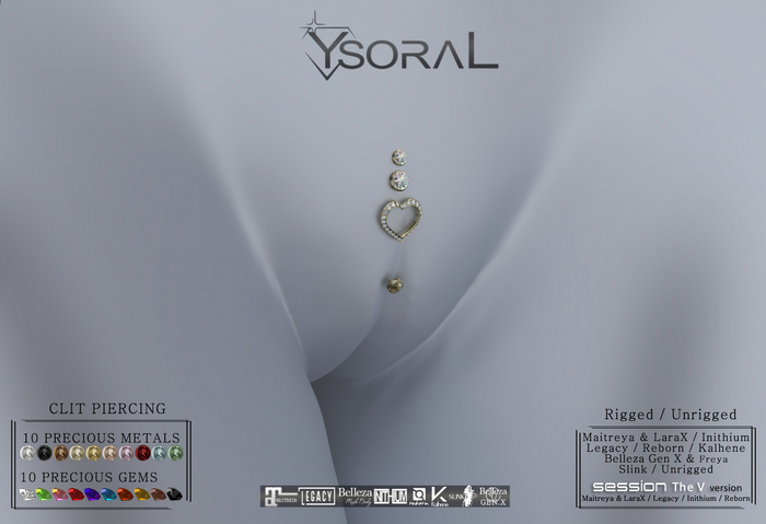 ~~ Ysoral ~~ .:Luxe CLlT piercing Oria:
