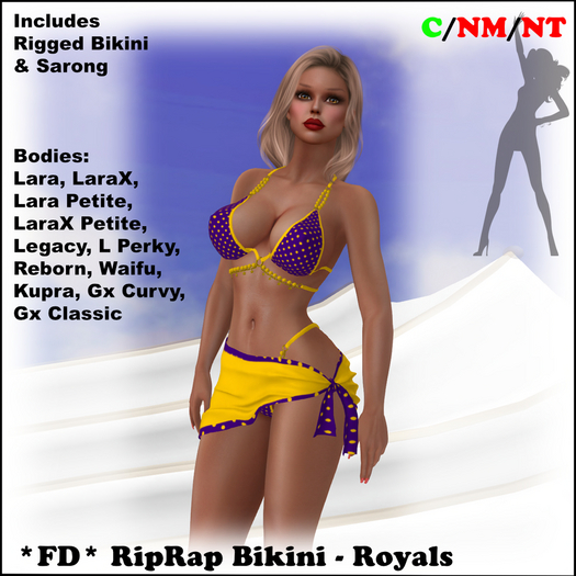 *FD* RipRap Bikini [Boxed] Royals