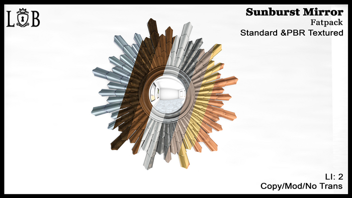 ~L:B~ Sunburst Mirror - Fatpack 