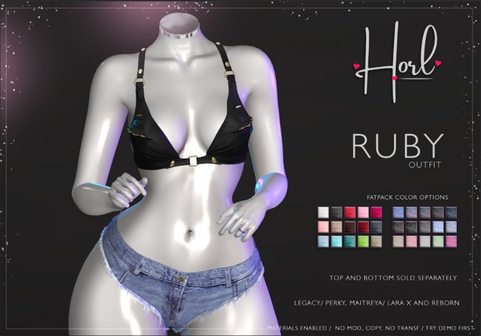 HORL - Ruby Outfit - Fatpack 