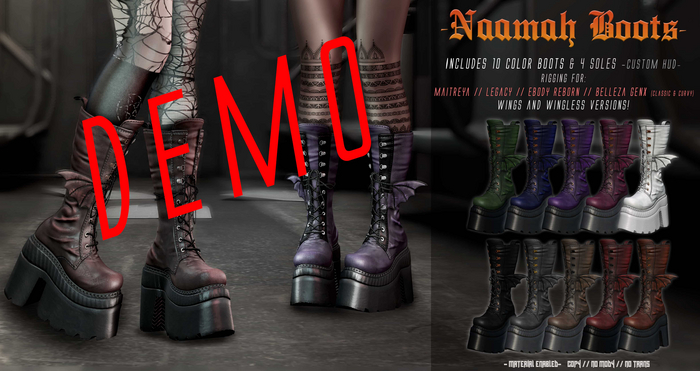 .{PSYCHO:Byts}. Naamah Boots - DEMO!