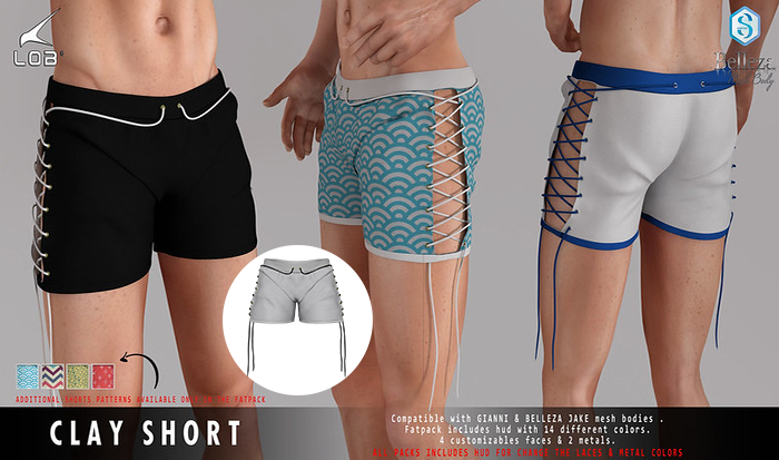 [LOB] CLAY SHORT - GRAY