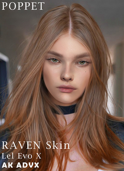 Second Life Marketplace - Poppet. (RAVENA) Snow. Brows and Browless