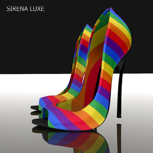Pride Black Heels Legacy