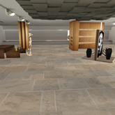 MARBLE FLOOR STAINED