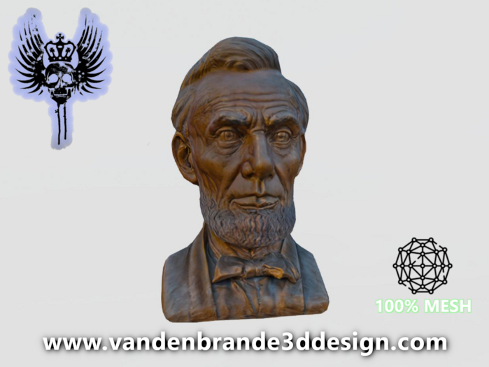 ~Full perm Abraham Lincoln Statue 100% Mesh